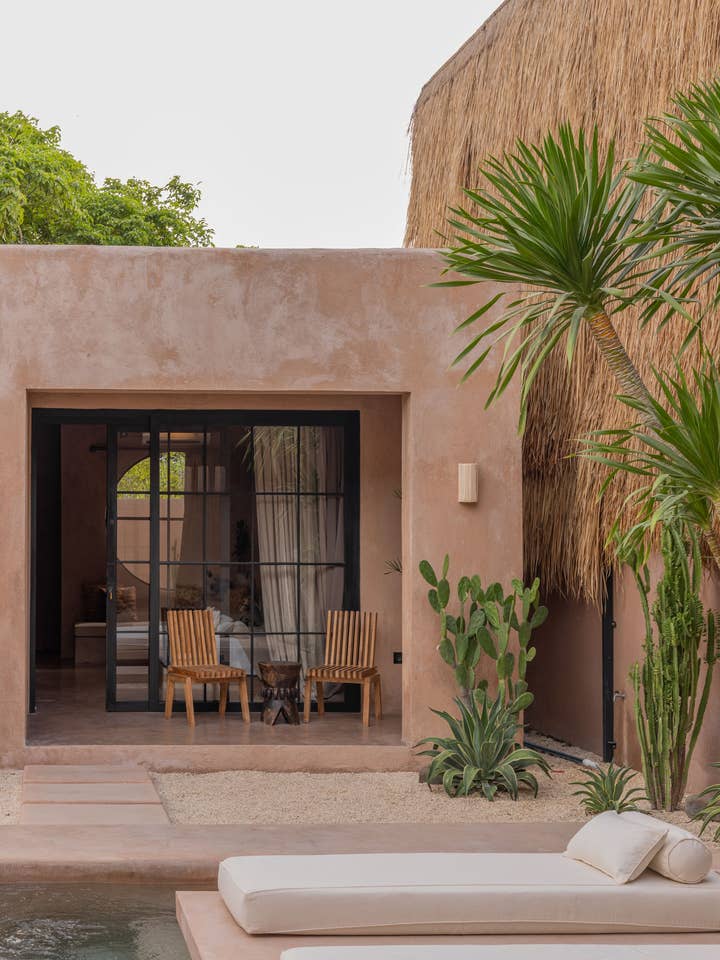 Modern Rattan Wall Sconce for wholesale by Village Thrive