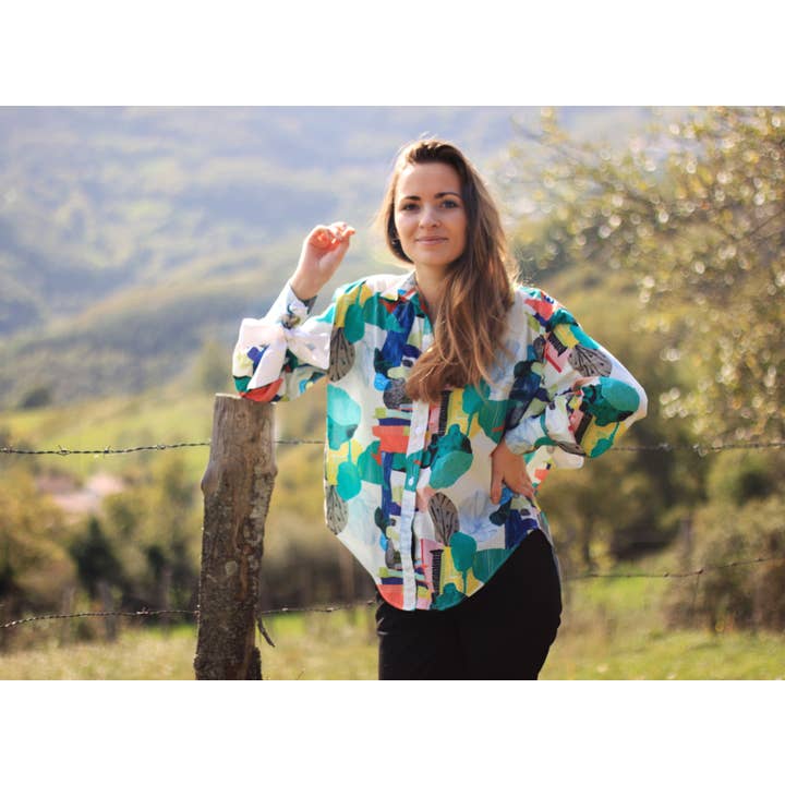 Cha' coud - Wholesale Craft Sewing Kit - Sewing pattern - Sarah shirt6