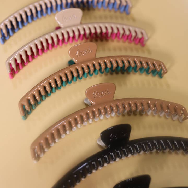 KAXI - Vendita all'ingrosso Fermaglio per capelli - Donna - ARTIGLIO ORIGINALE LUCIDO BICOLORE HOLD EVERYTHING (6 COLORI)13