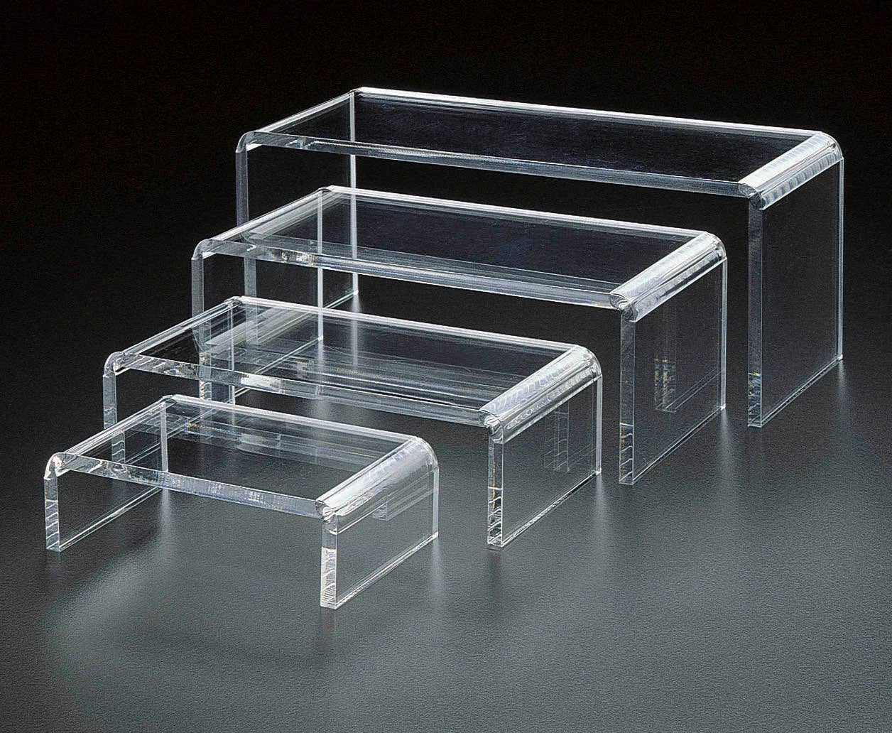 Huang Acrylic - Wholesale Desk Riser - 1/4" Thick Heavy Riser0
