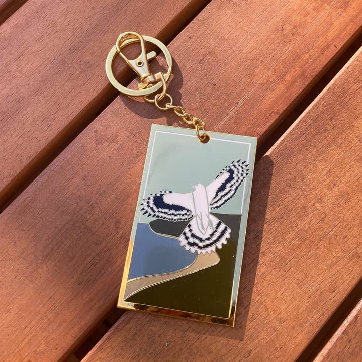California Spirit Animal Hawk Keychain for wholesale by Adele by Adele Jackson