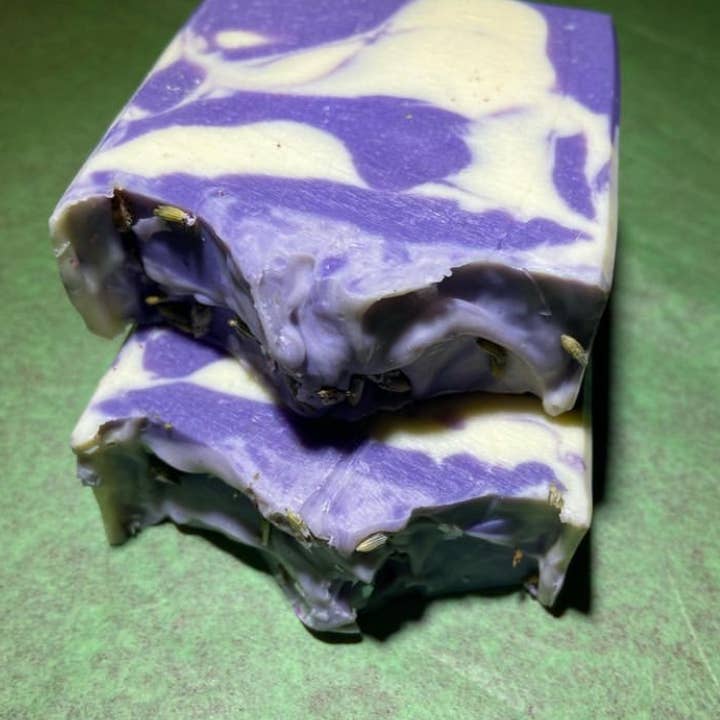 Lavender Sage Artisan soap for wholesale by Bellalicious Bath and Body