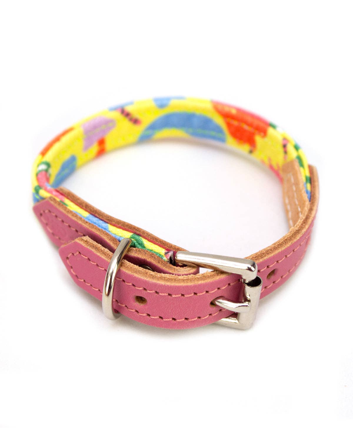Hiro + Wolf – wholesale Pet collar – Dog – Psychedelic Garden Dog Collar5