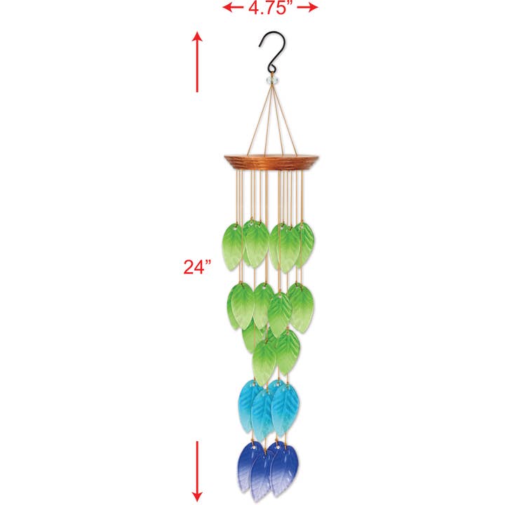Sunset Vista Designs - Wholesale Wind Chime - Leaf Wind Chime1