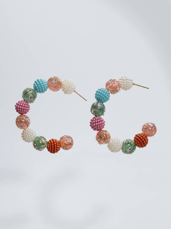 Polly Hoop Earrings for wholesale by Dos Femmes