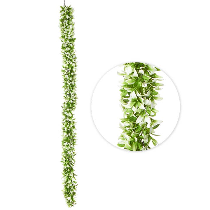 Guirlande artificielle de feuilles de ruscus pour la vente par Portofino International Trading, USA