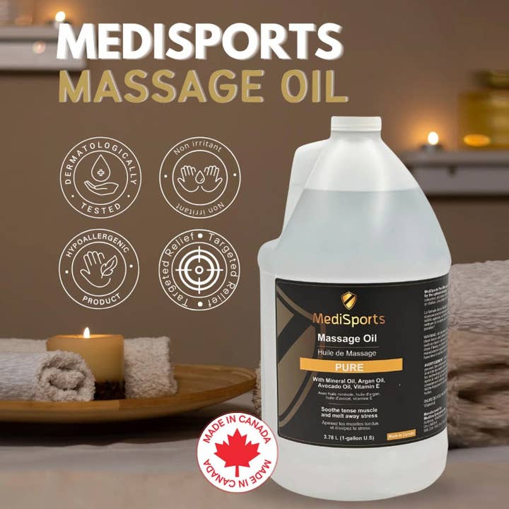 MediSports Massage Oil - 4 liter for wholesale by Medisports