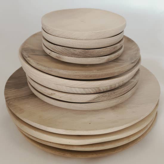 REMOVED BRAND – Engroshandel Serveringsbakke – WALNUT - tallerken 19 cm.