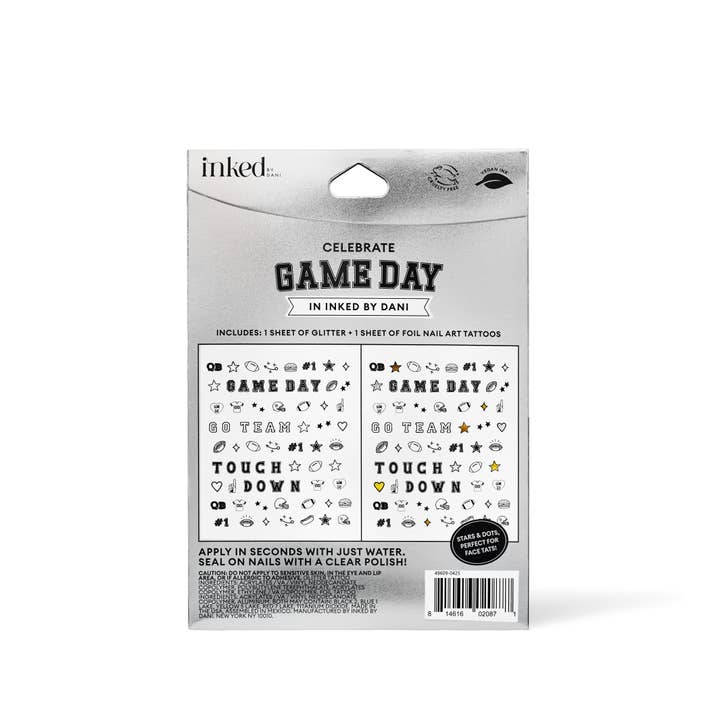 INKED by Dani - Wholesale Nail art/decal - Game Day Victory Nail Art1