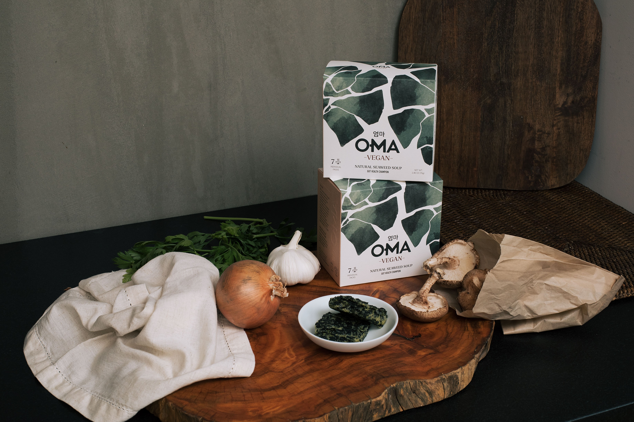 OMA Food - Wholesale Broth - Vegan Seaweed Soup, box6