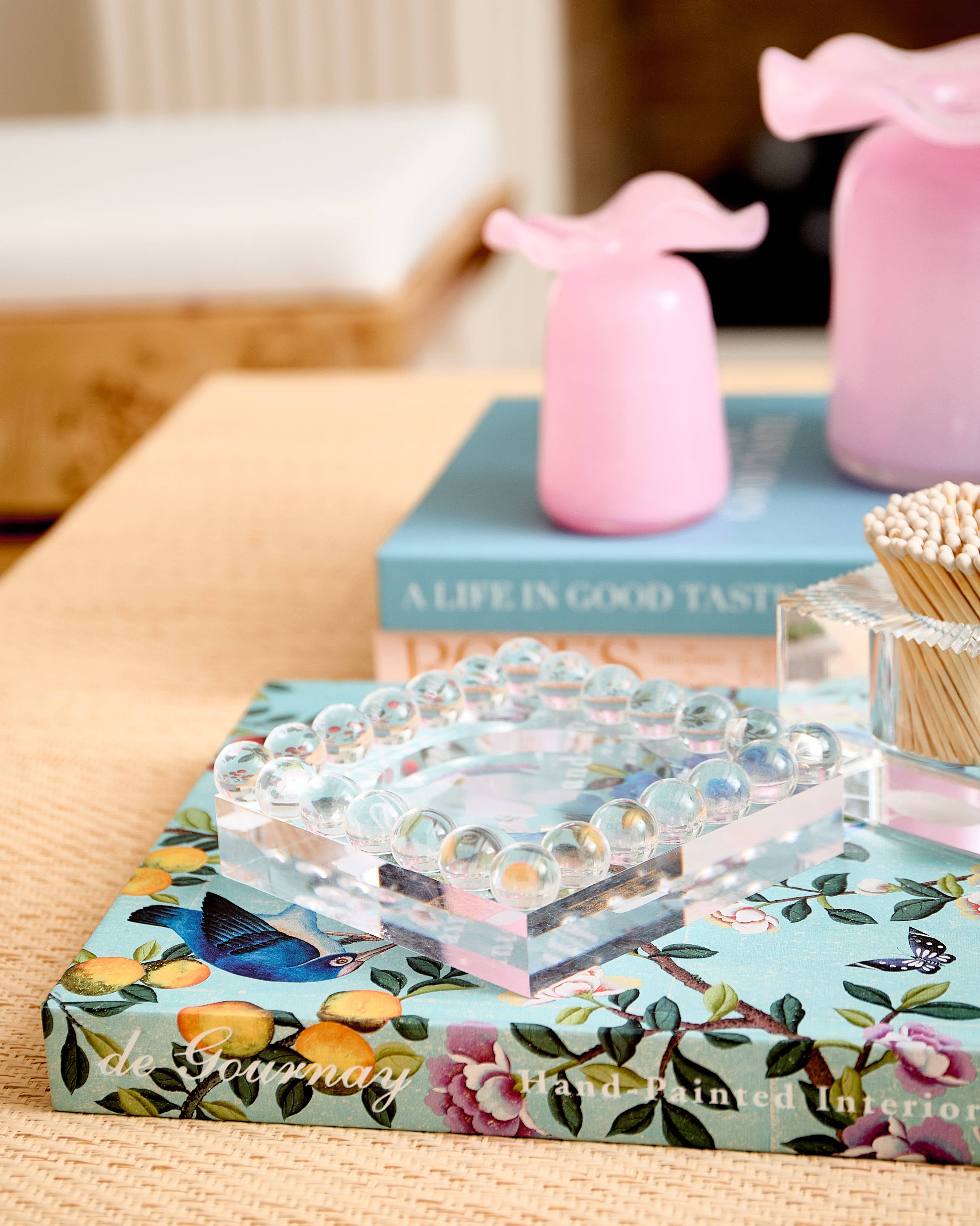 Tart By Taylor - Wholesale Decorative Tray - Small Bubble Lucite Tray 6