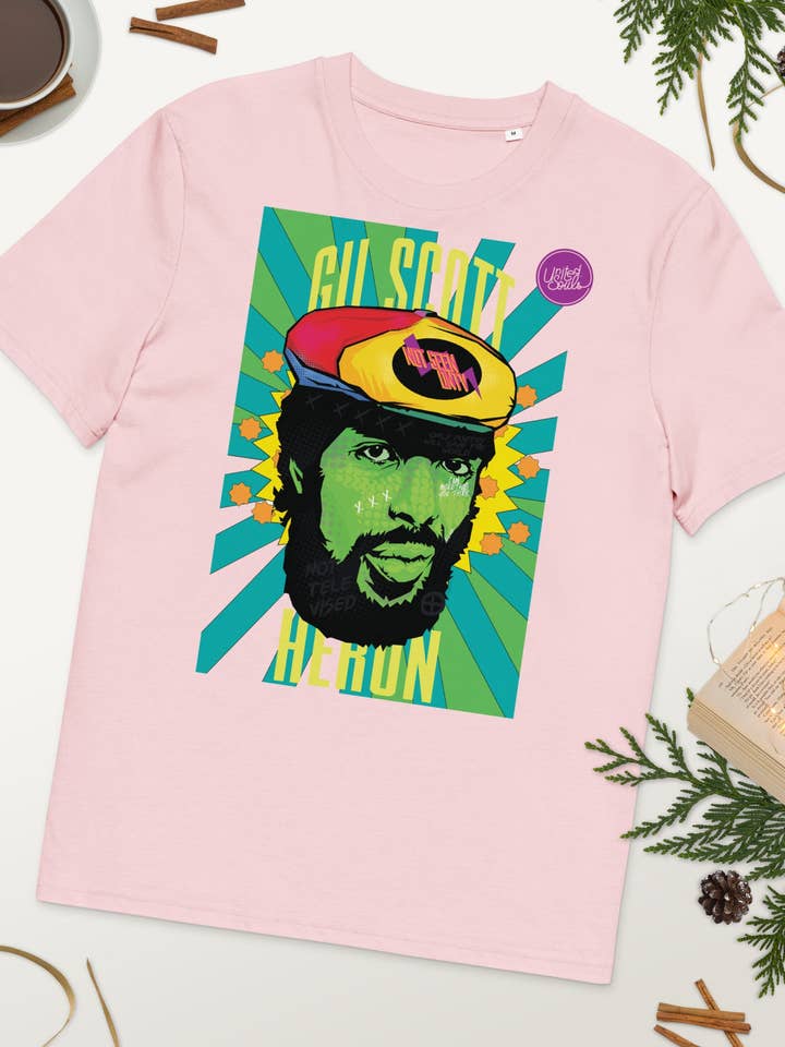 Gil Scott-Heron | The unisex t-shirt in organic cotton for wholesale by UNITED SOULS