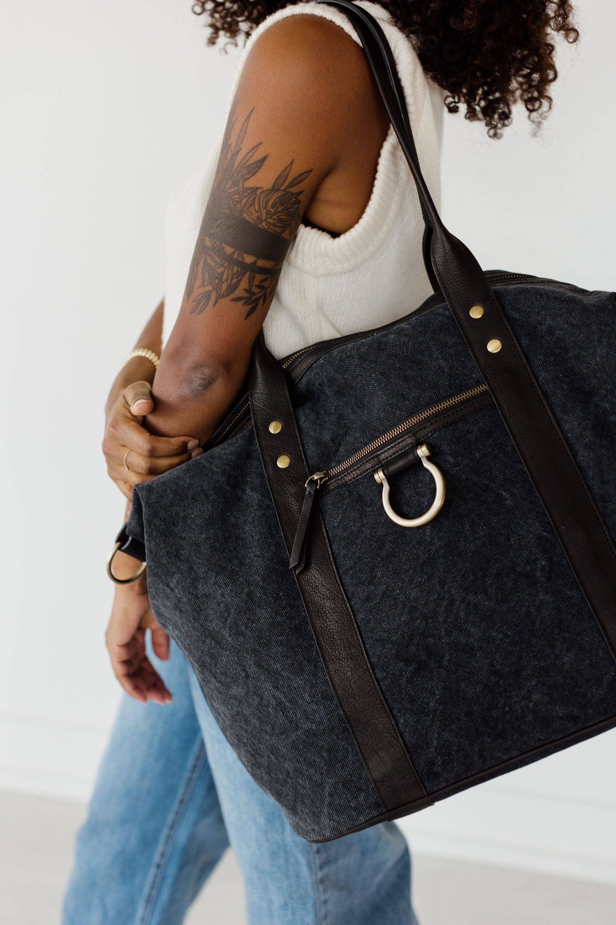 Sapahn - Wholesale Weekender Bag - Unisex - So Honey Canvas Weekender11