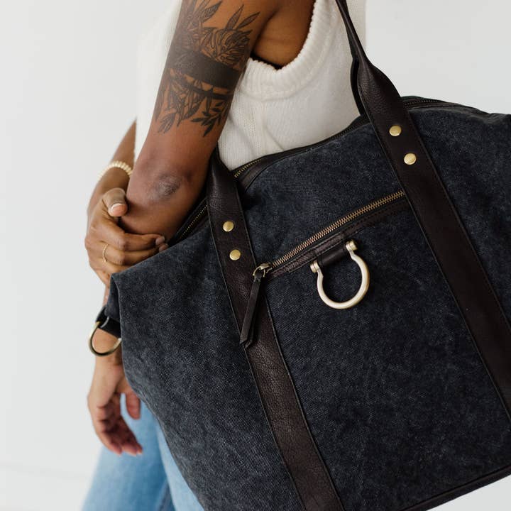 Sapahn - Wholesale Weekender Bag - Unisex - So Honey Canvas Weekender11