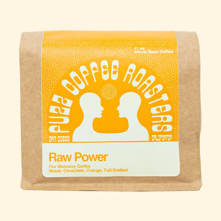 Raw Power Whole Bean Coffee for wholesale by Fuzz Coffee Roasters