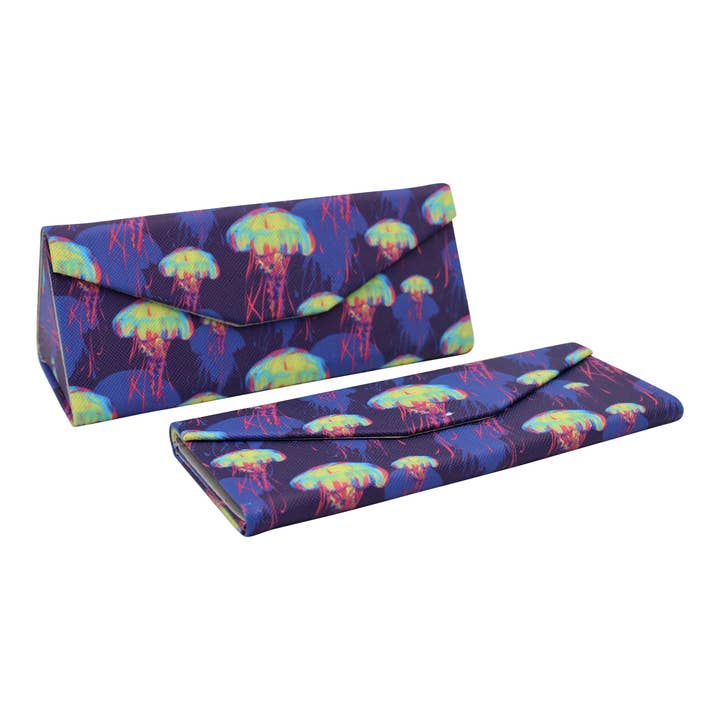 Real Sic - Wholesale Eyewear Cases & Holders - Unisex - Jellyfish Glasses Case – Cute Animals – Vegan Leather