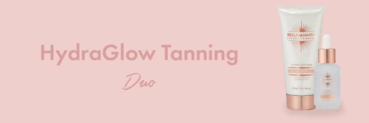 Bellamianta – wholesale Self-tanner – HydraGlow Tanning Duo1