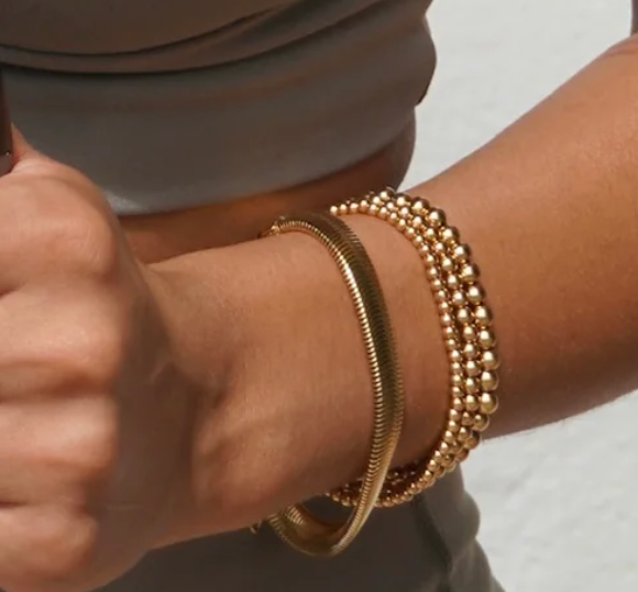 HoopLa – Großhandel Glieder- & Kettenarmband – Schlangenfischgräten-Stahlkettenarmband - Wasserdicht7