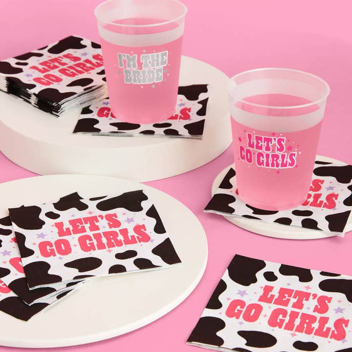 xo, Fetti - Wholesale Disposable Napkin - Bachelorette Rodeo Cocktail Napkins, Cowboy Bach Supplies