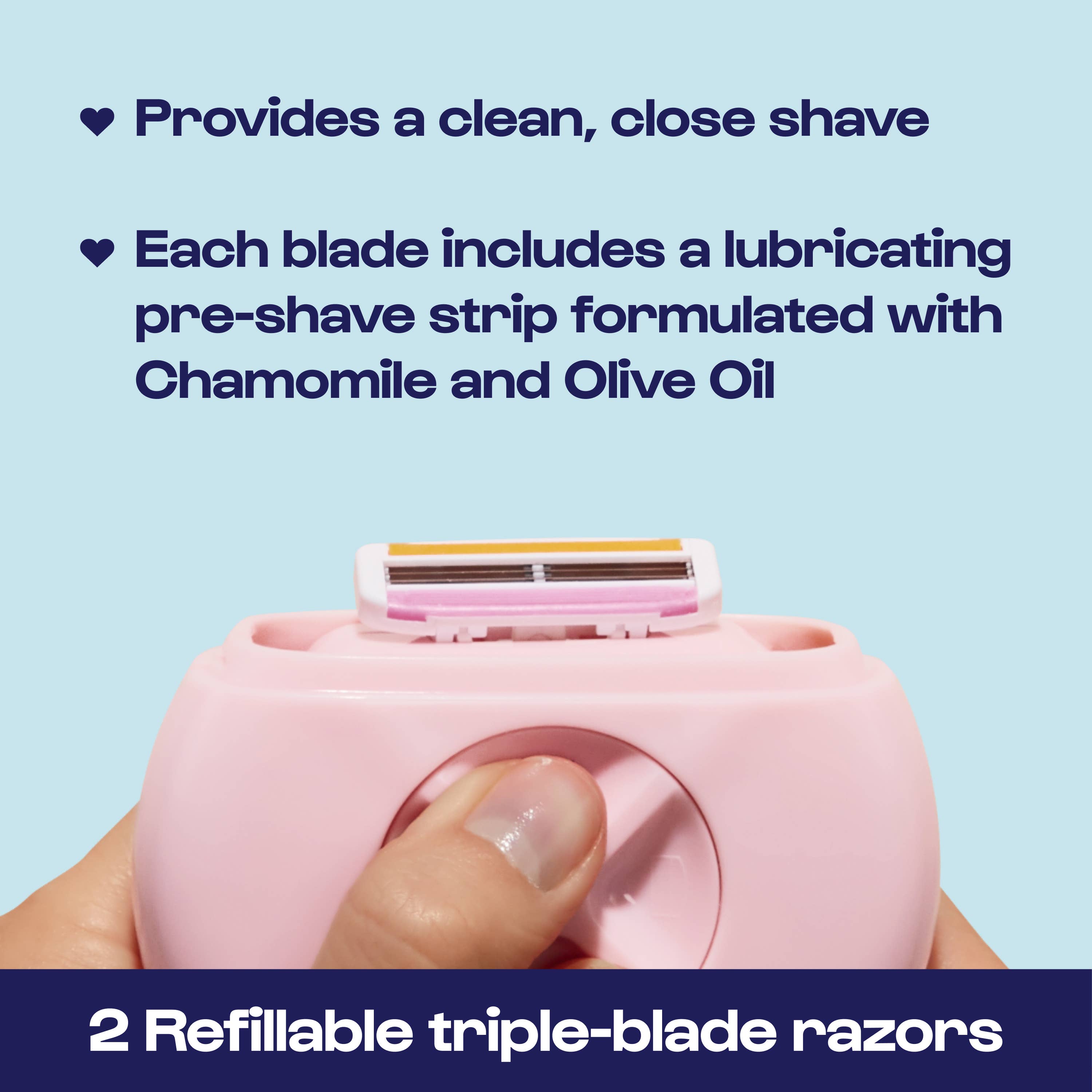 Alleyoop Makeup | Clean Beauty & Wellness - Wholesale Razor - All-in-One Razor - Pink Portable On-the-Go Razor3