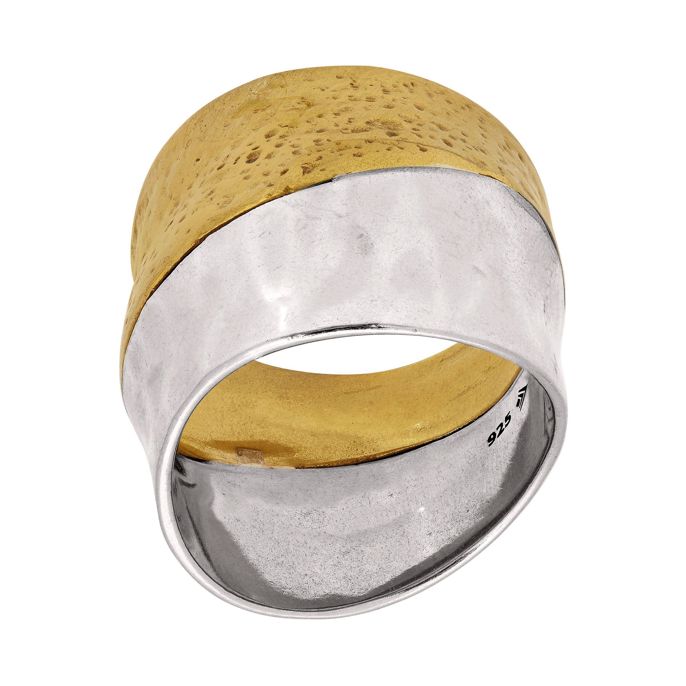 Silpada - Wholesale Band/Stacked Ring - Silpada 'Rain or Shine' Textured Ring in Sterling Silver and1