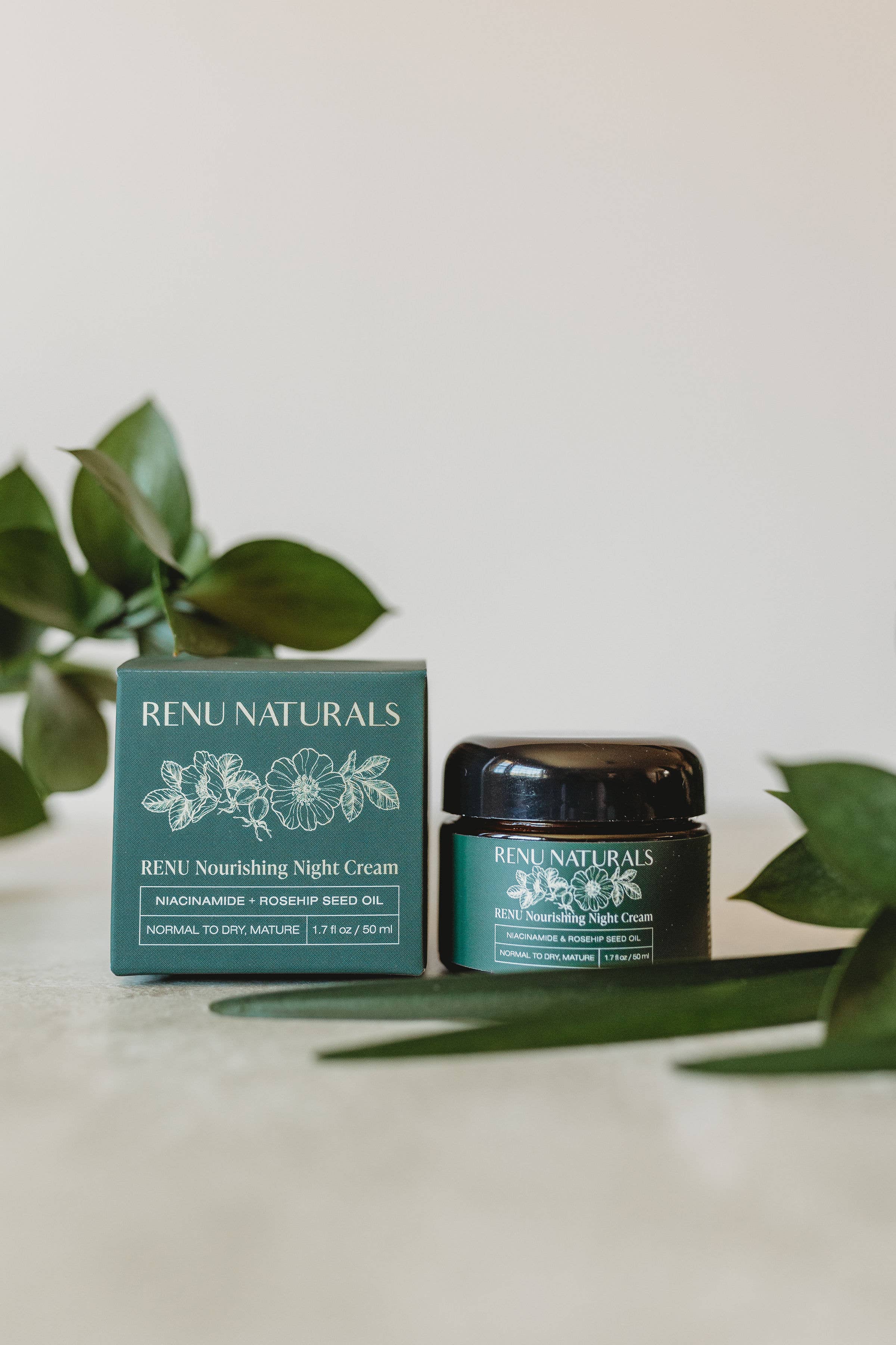 Renu Naturals - Wholesale Night Cream - Night Cream with Niacinimide & Rosehip Seed Oil