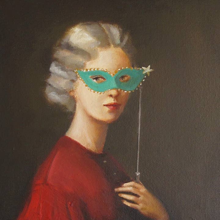 JANET HILL STUDIO - Wholesale Art Print - A Portrait Of The Secret Sorority Founder Art Print-8.5 X 11