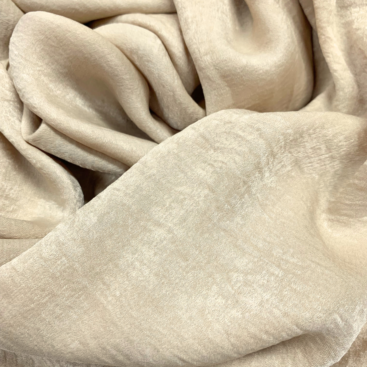 Lili Scarves (US Duty Free) - Wholesale Scarf - Women's - Satin Crinkle Plain Soft Scarf - 20 Colours7