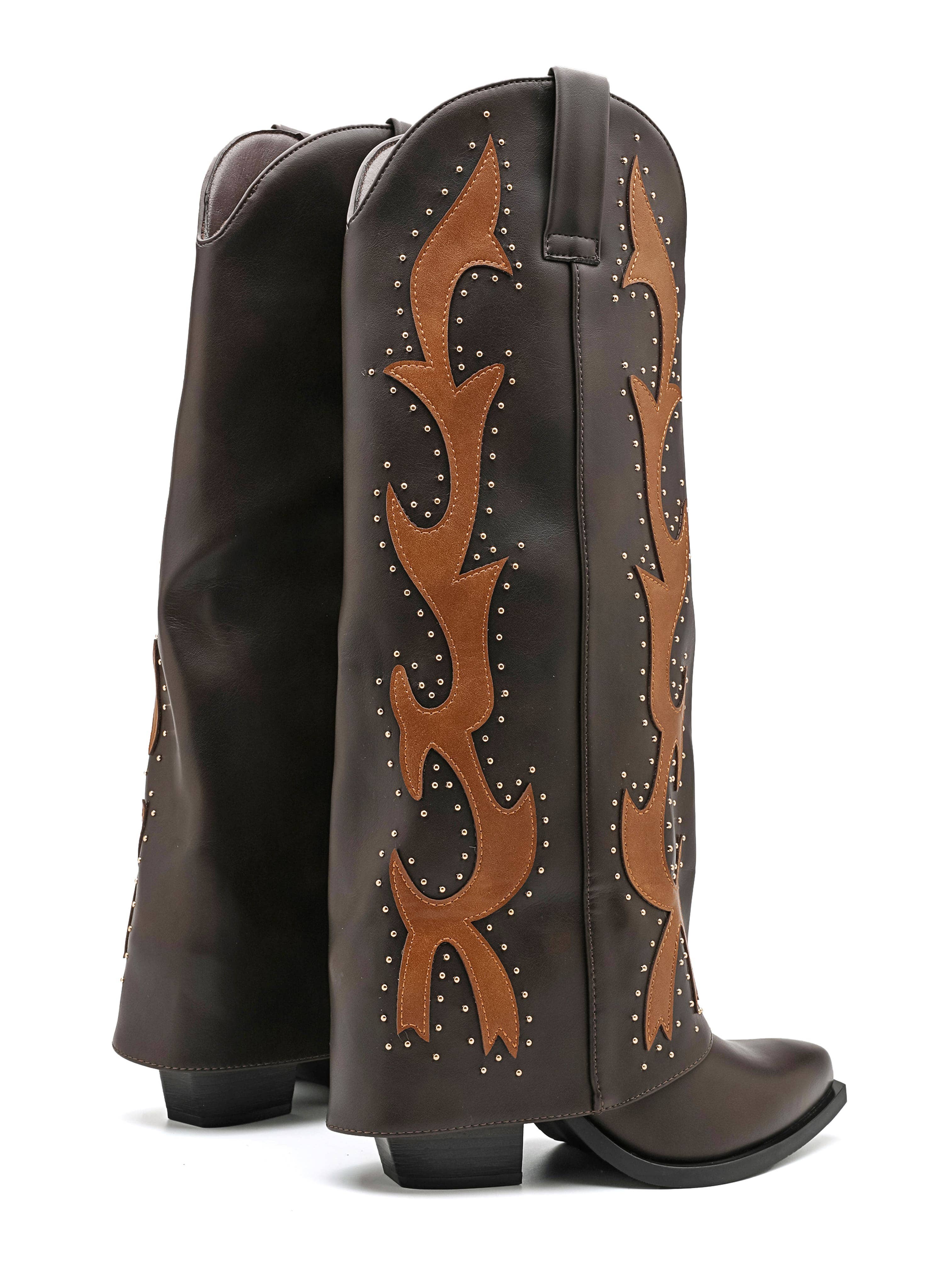 ISABAC - Wholesale Cowboy Boots - Women's - Stivali Texani - 6922 Brown2