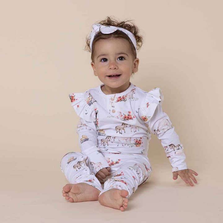 Snuggle Hunny - Wholesale Jumpsuit - Baby - Pony Pals Organic Growsuit