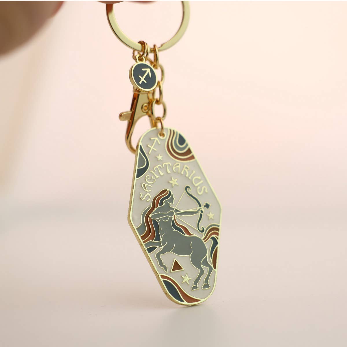 ACCITY - Wholesale Keychain - Women's - Zodiac Motel Keychain – Retro Enamel Design_CWMM101978