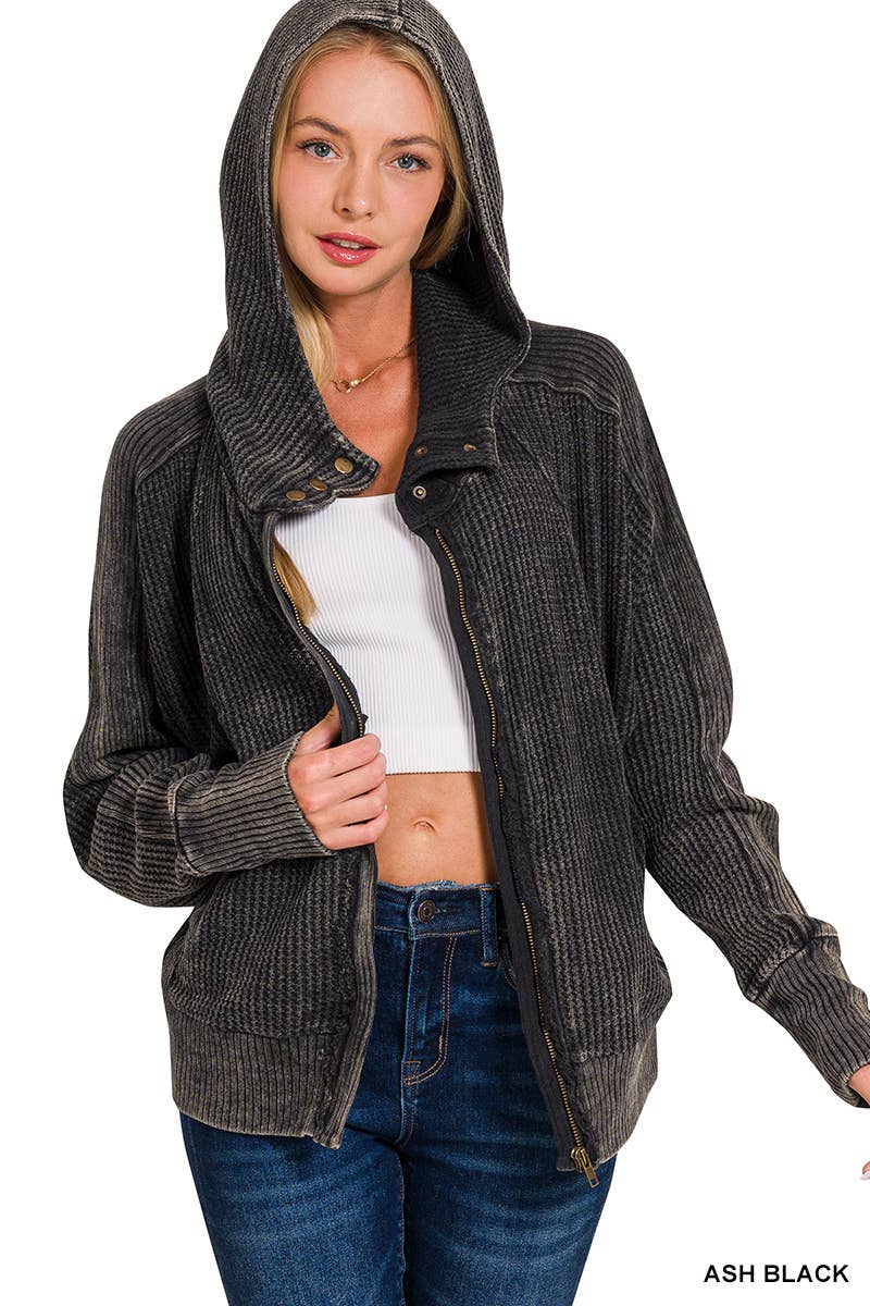 42POPS – wholesale Stickad topp - Dam – .Waffle Stickad Topp Prov6