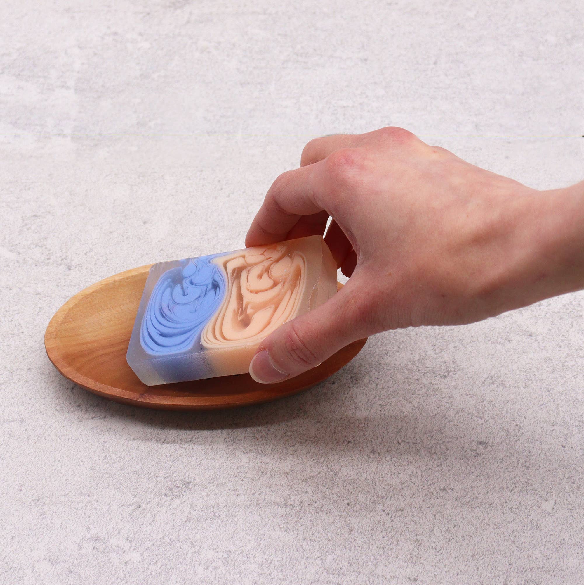 Ancient Wisdom – wholesale Bath soap dish – Classic Naseberry Soap Dish - Oval3