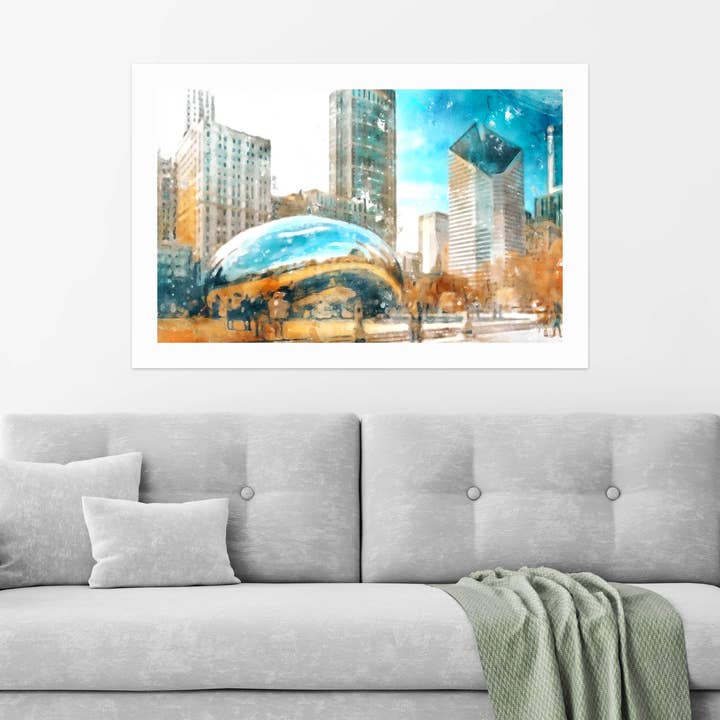 Stampe artistiche giclée, Chicago IL, The Bean per la vendita all'ingrosso da parte di G.O.A.T House of Creative