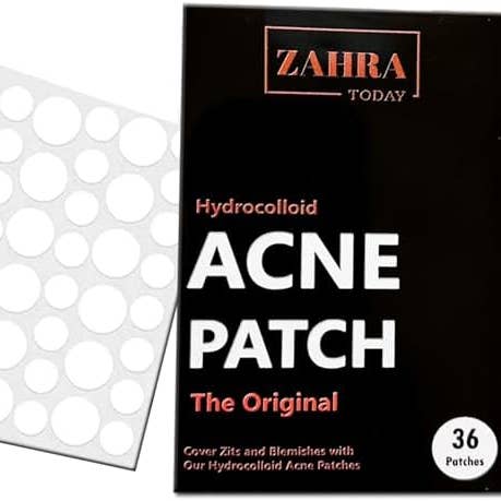 ZAHRA Patch Anti-Acné Aujourd'hui - Couvre-Boutons et Imperfections Hydrocolloïde Original, Végan, Non Testé sur les Animaux (36 Pièces, Autocollants pour Visage et Peau) pour la vente par ZAHRA Today