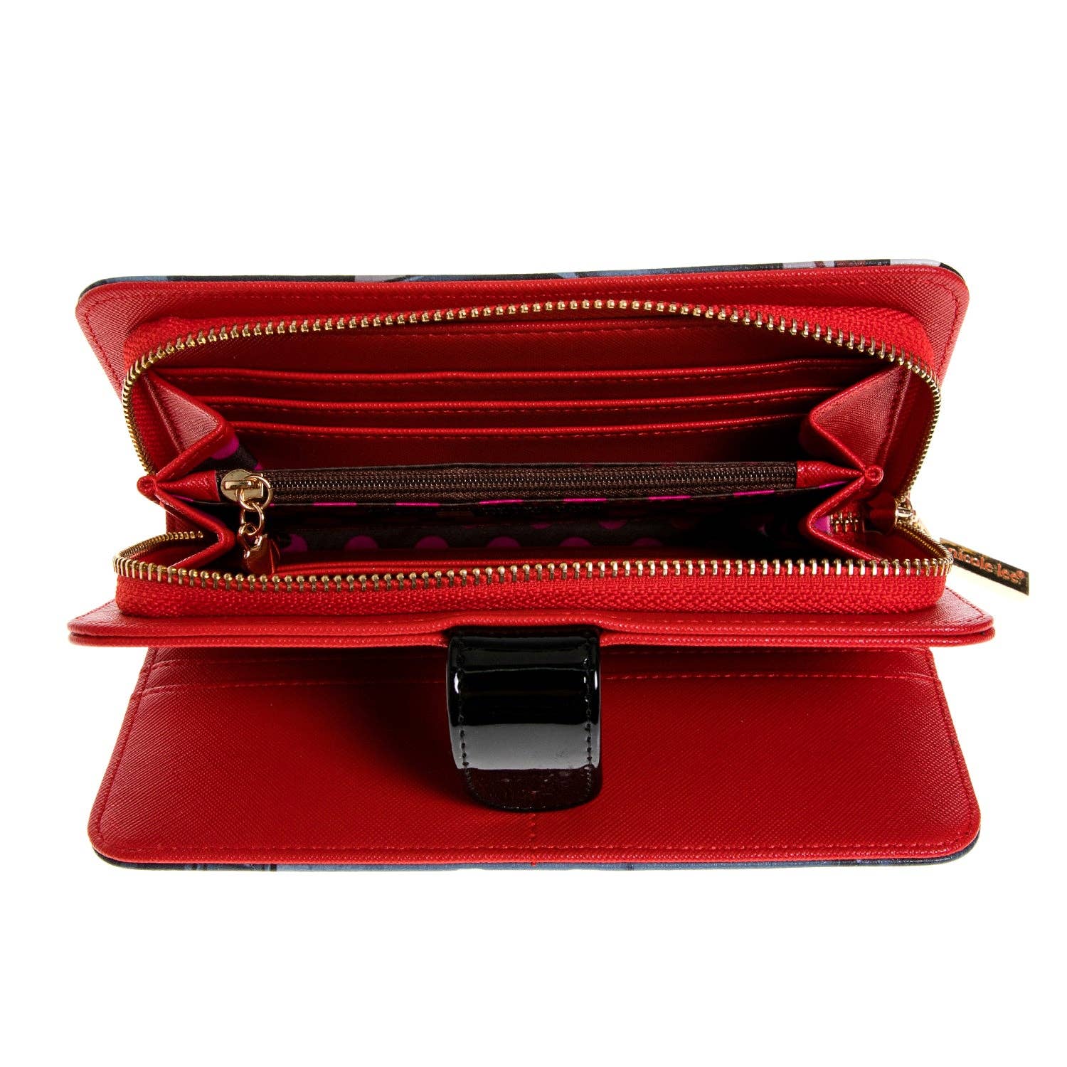 Nicole Lee – Carteira - Mulher por atacado – CARTERA IMPRESA MODA CON CREMALLERA22