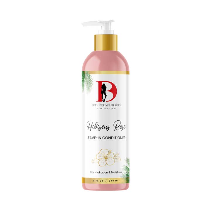 Hibiscus Rose Leave-in Conditioner for wholesale by Beth Defines Beauty Hair Products