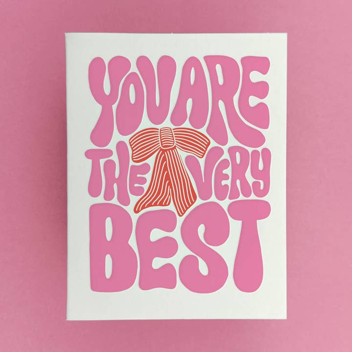 Eres el Mejor | Tarjeta para Profesor o Amigo para venta al por mayor de Friendly Fire Paper