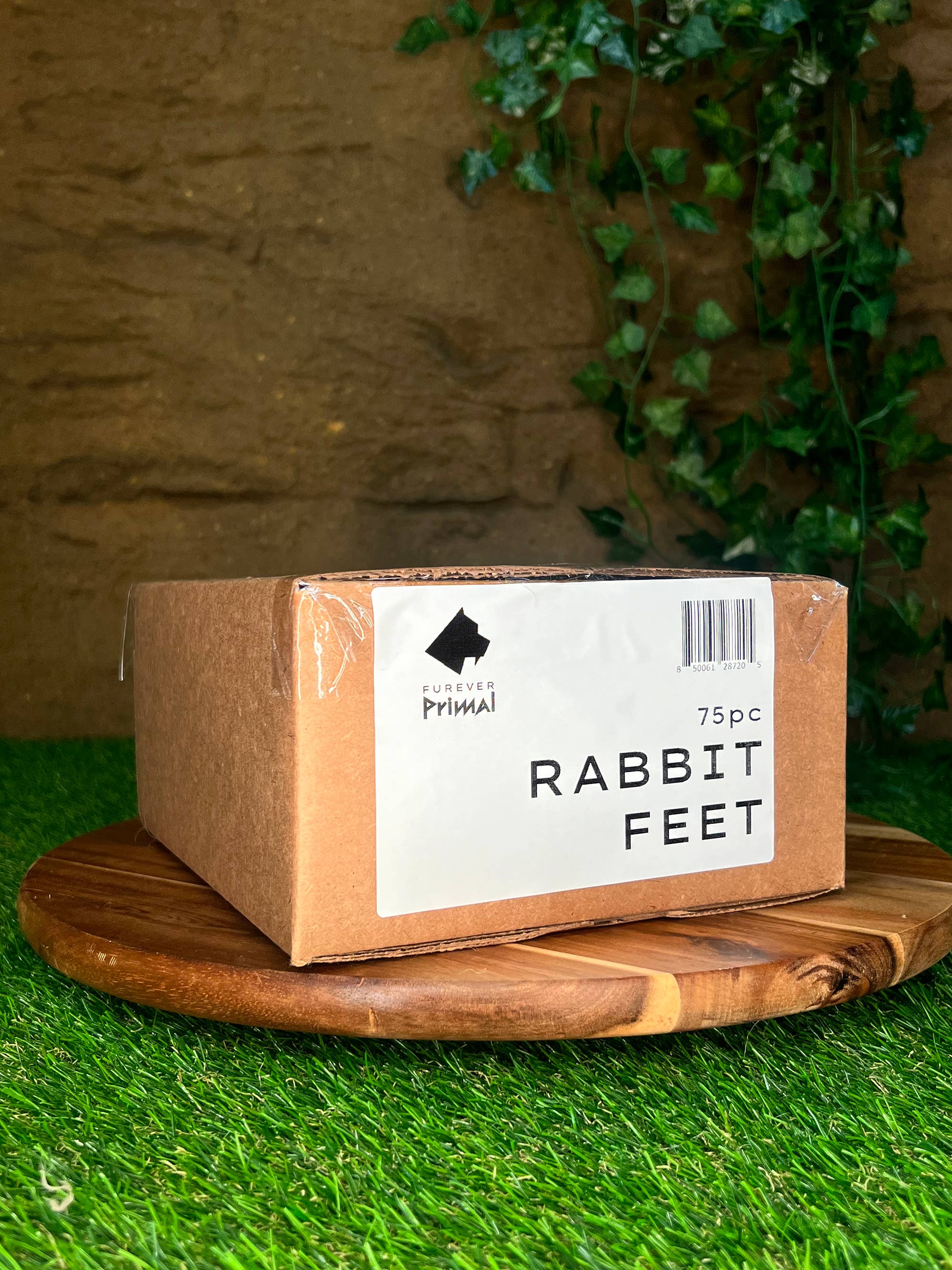 Furever Fierce (formerly Furever Primal) - Wholesale Pet Treats - Dog - Rabbit Feet 55pc Bulk Dog Chew Natural Single Ingredient1