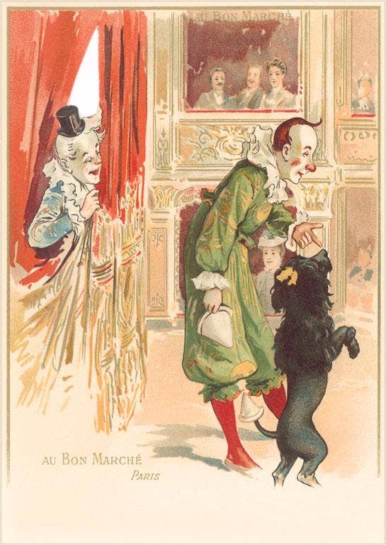 Found Image Press - Wholesale Sticker - Sticker CI-134 Clowns with Dancing Dog0