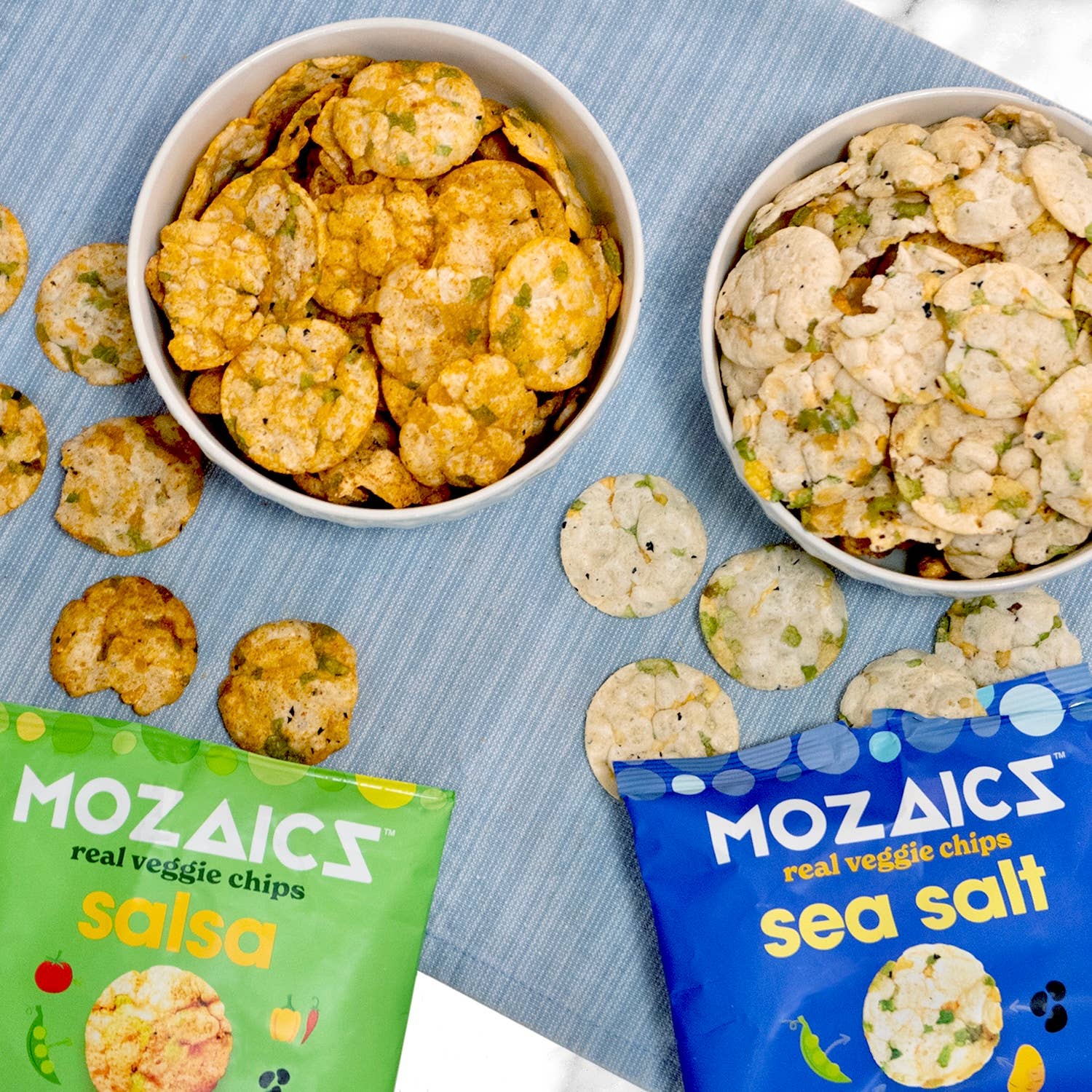 Mozaics Chips - Wholesale Chips - Mozaics Salsa Real Veggie Chips 0.75oz Single Serve4