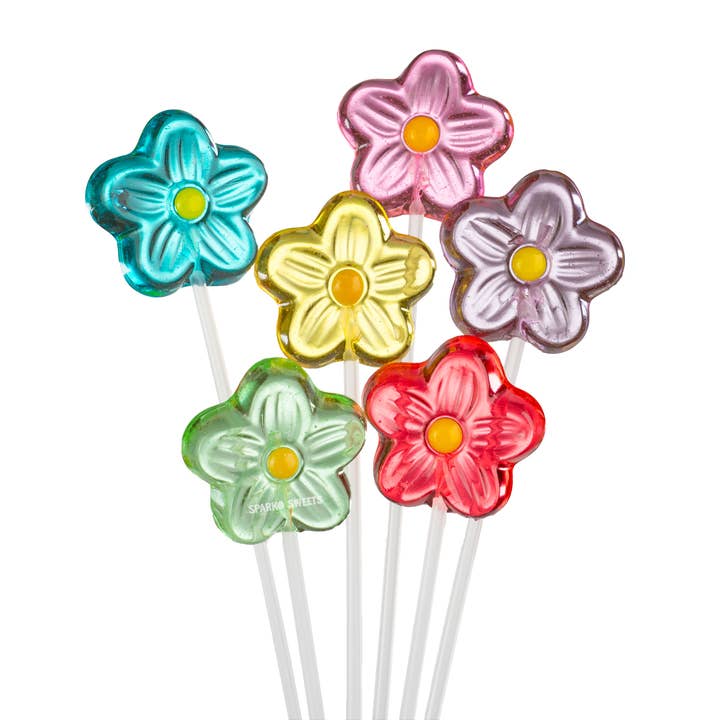 Sparko Sweets - Wholesale Lollipop - Twinkle Pops Daisy Long-Stem Lollipops
