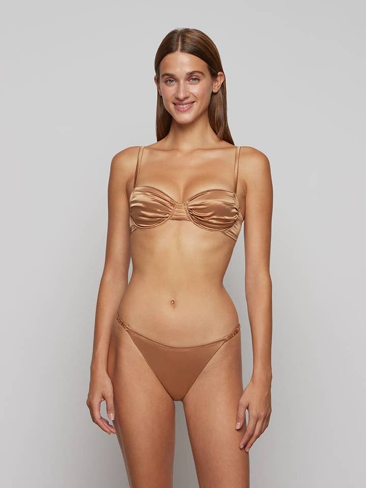 Cassiopeia - Culotte en bronze satiné pour la vente par Chitè Milano