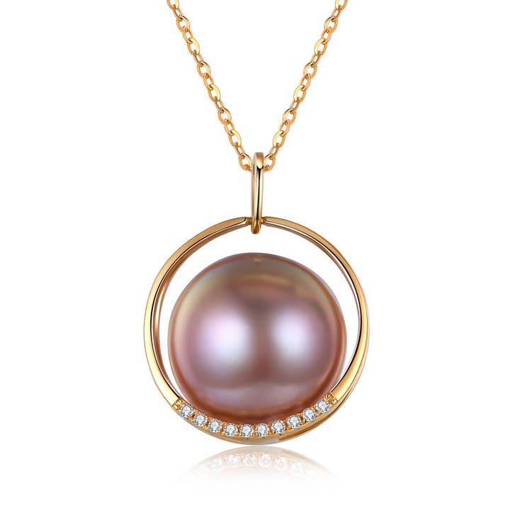 G18k Collier de perles de promesses pour la vente par Timeless Pearl