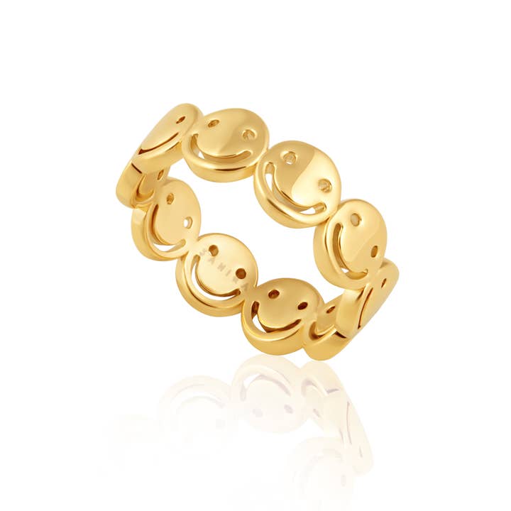 Sahira Jewelry Design - Wholesale Band/Stacked Ring - Emoji Ring