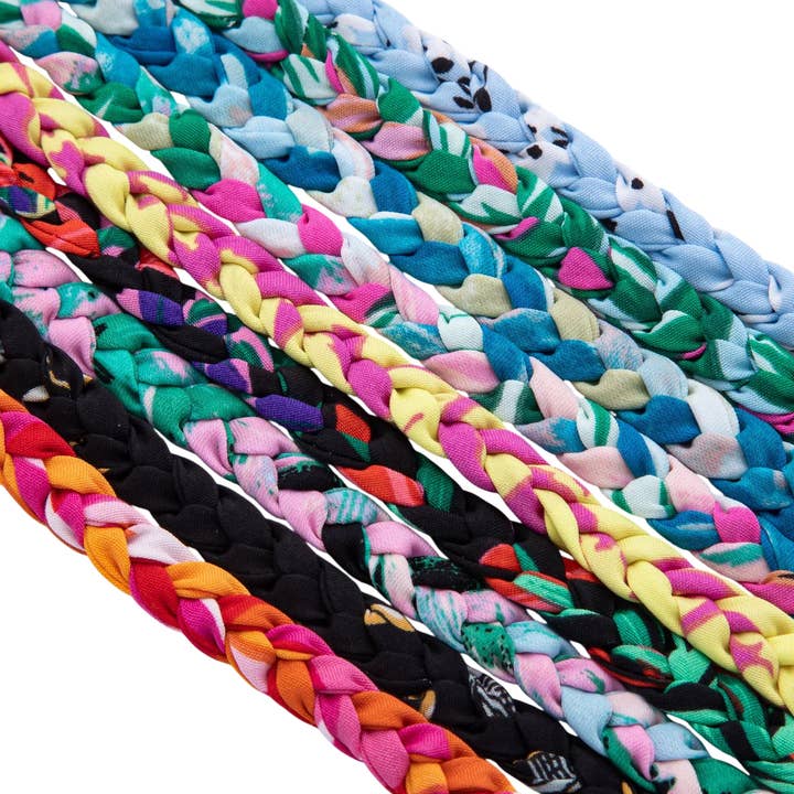 Colorful braided necklace for wholesale by Simply Jewels