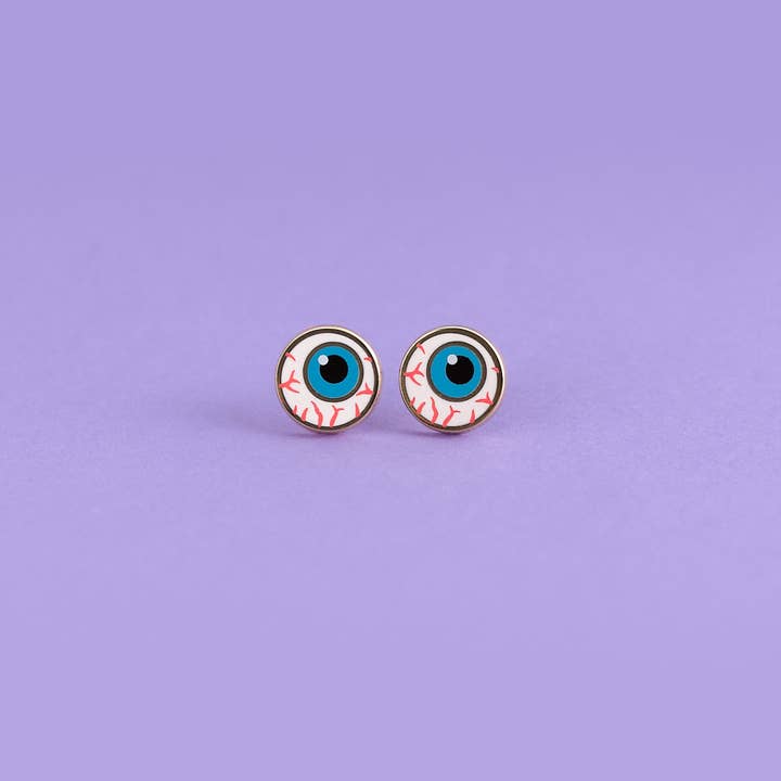 LuxCups Creative - Wholesale Stud/Post Earrings - Eyeball Earrings4