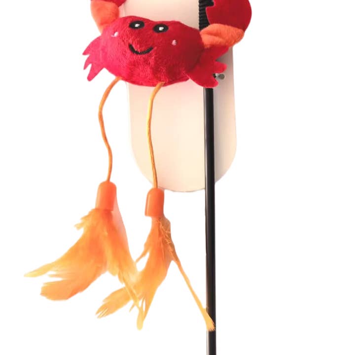 Pet Souvenirs – Engroshandel Legetøj - Kat – FLORIDA KRABBE Kattelegetøj (Drillepind)2