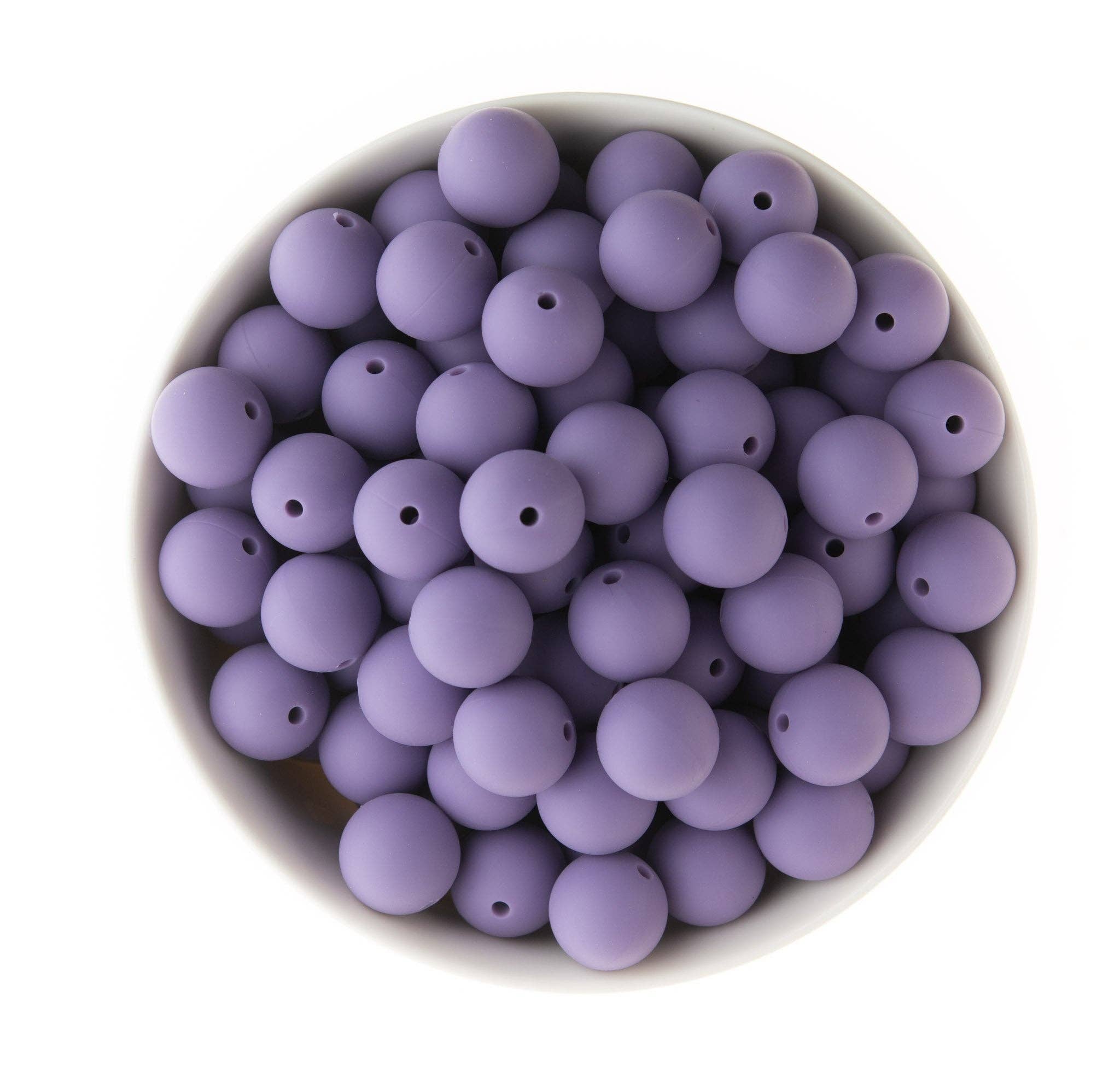 Cara & Co Silicone Craft Supply - Wholesale Beads - 15mm Round Silicone Beads0