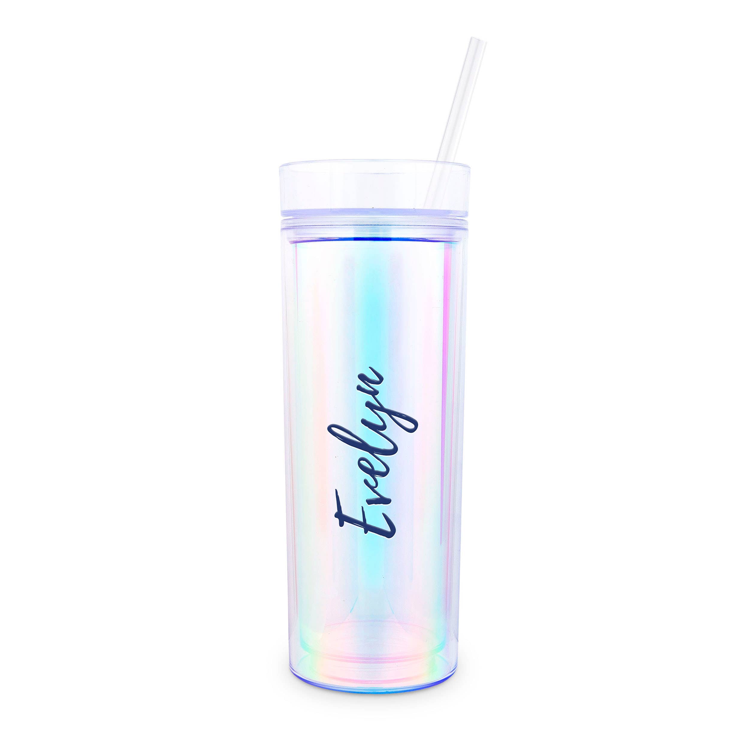 Weddingstar Inc. – wholesale Insulated mug/tumbler – 17 oz. Insulated Plastic Drink Tumbler - Calligraphy7